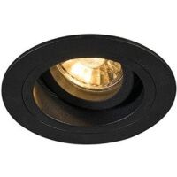 Lampa Spot Zuma Line Chuck DL Round Czarny 92700