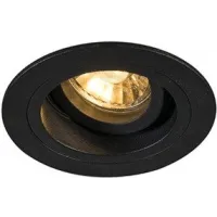Lampa Spot Zuma Line Chuck DL Round Czarny 92700