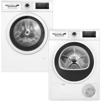 Zestaw AGD Bosch Serie 4 Pralka WAN2813GPL + Suszarka WTH8627GPL