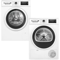 Zestaw AGD Bosch Serie 4 Pralka WAN2415GPL 8kg + Suszarka WTH8627GPL 8kg