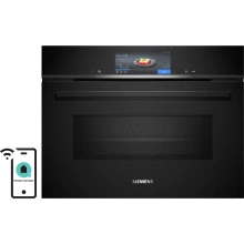 Piekarnik kompaktowy z funkcją mikrofali Siemens iQ700 CM778GNB1B