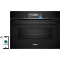 Piekarnik kompaktowy z funkcją mikrofali Siemens iQ700 CM778GNB1B