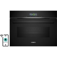 Piekarnik kompaktowy z funkcją mikrofali Siemens iQ700 CM724G1B1