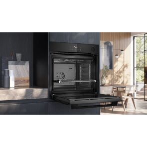 piekarnik parowy siemens iq300 hr232geb3 w zabudowie otwarty