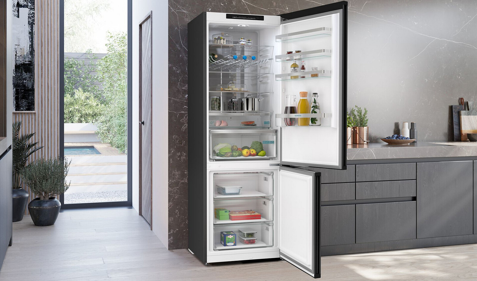 lodowka siemens iq300 kg49nvxdg aranzacja 2