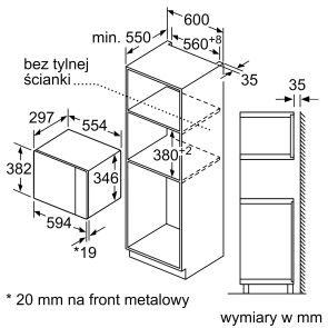 kuchenka mikrofalowa siemens iq500 bf525lmb1 rysunek techniczny 2