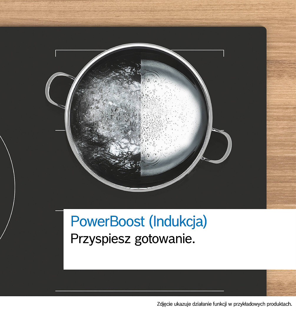 plyta indukcyjna zintegrowana z okapem bosch serie 4 pvs81ab16e powerboost
