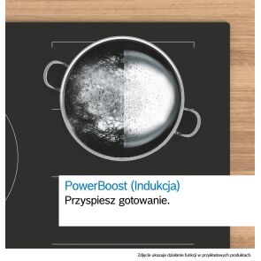 plyta indukcyjna zintegrowana z okapem bosch serie 4 pvs81ab16e powerboost