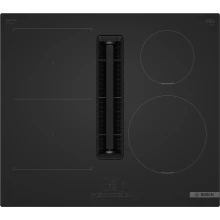 Płyta indukcyjna zintegrowana z okapem Bosch Serie 4 PVS61AB16E Łączenie pól Timer PowerManagement Czarny mat