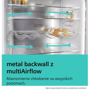 lodowka siemens iq500 kg39naxag metal backwall z multiairflow 5